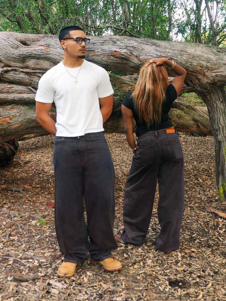 Deep-Brown Denim